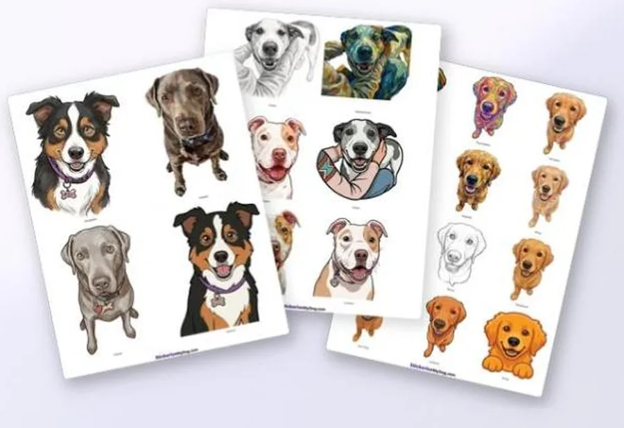 Stickerize My Dog by Mark the Spot